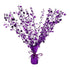 Small Purple Foil Burst Centerpieces