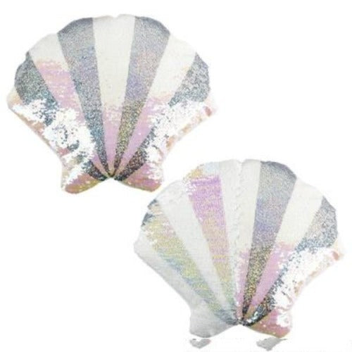 16 Flip Sequin Seashell Pillow
