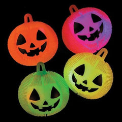 LED Light-Up Jack-O'-Lantern Puffer Ball YoYos