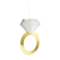 Diamond Ring Hanging Honeycomb Decorations