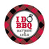 Personalized I Do BBQ Favor Stickers