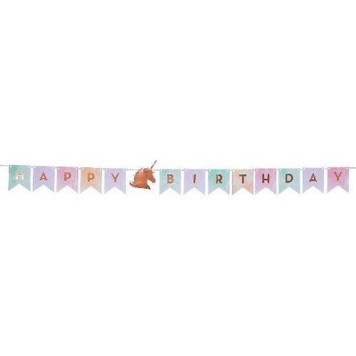 Sparkle Unicorn Pennant Banner