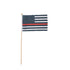 6" x 4" Thin Red Line American Flags