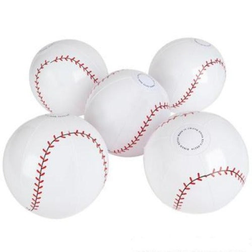 9" Baseball Inflate - Pack of 12 Baseballs | PartyGlowz