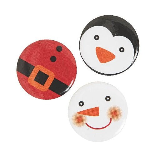 Christmas Characters Mini Buttons