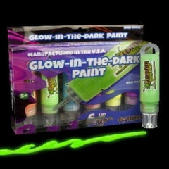 Glominex Glow Paint 1oz Tubes - Retail Ready Assorted