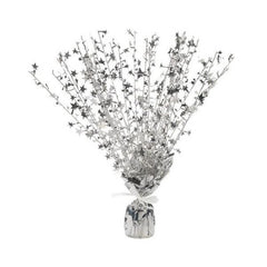 Silver Foil Burst Centerpieces