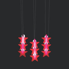 Patriotic Star Glow Necklaces