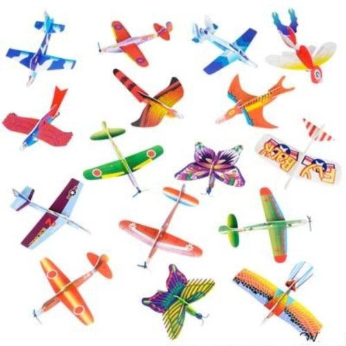 6-8 Flying Glider Assortment - Pack of 48 Flying Gliders