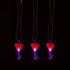 LED Light-Up Valentine Key Necklaces
