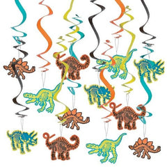 Dino Dig Hanging Swirl Decorations