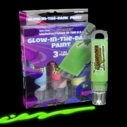 Glominex Glow Paint 1oz Tubes - Retail Ready Assorted
