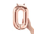 16  Letter O - Rose Gold (Air-Fill Only)