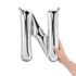16  Letter N - Silver (Air-Fill Only)