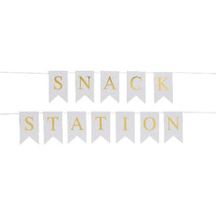 Snack Station Pennant Banners