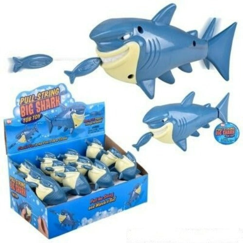 6.5 Pull-String Shark Bath Toy