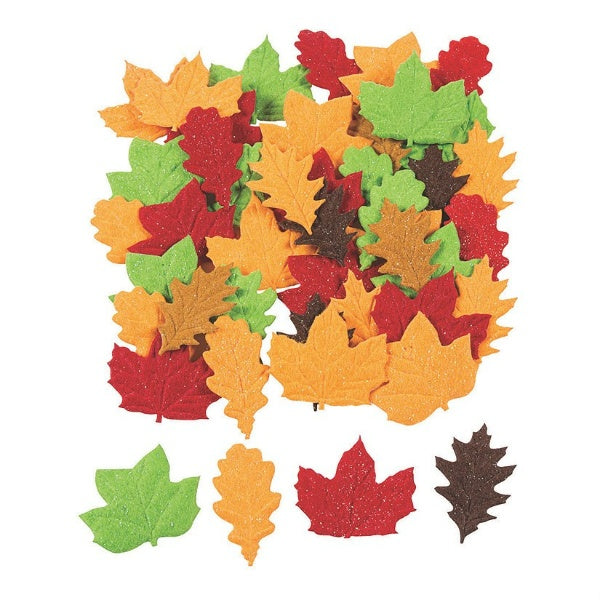 Fall Leaves Self-Adhesive Shapes