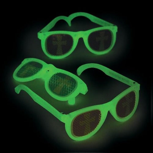 Christian Pumpkin Pinhole Glasses Glow In The Dark