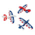USA Glider Plane Toy For Kids - Pack of 48 Planes | PartyGlowz