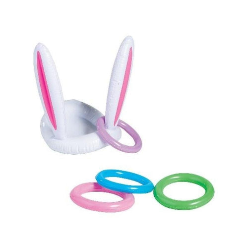 Inflatable Easter Bunny Ears Ring Toss Game Set