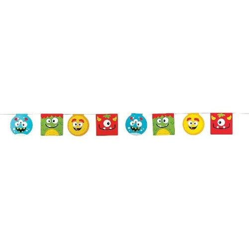 Mini Monster Paper Pennant Banner