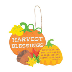 Harvest Blessings Sign Craft Kit