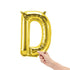16  Letter D - Gold (Air-Fill Only)