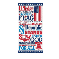 Pledge of Allegiance Patriotic Door Banner