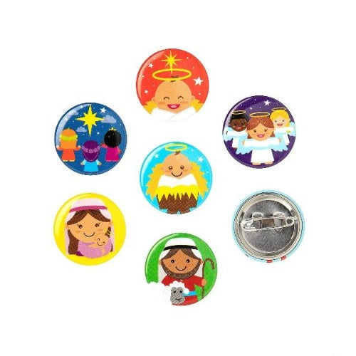 Nativity Mini Buttons Assortment