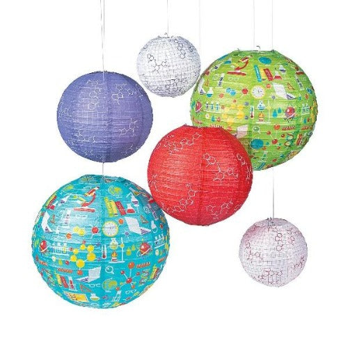 Science Party Hanging Paper Lanterns