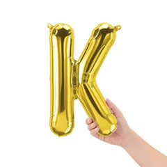 16  Letter K - Gold (Air-Fill Only)