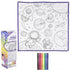 19.5" Space Washable Doodle Mat