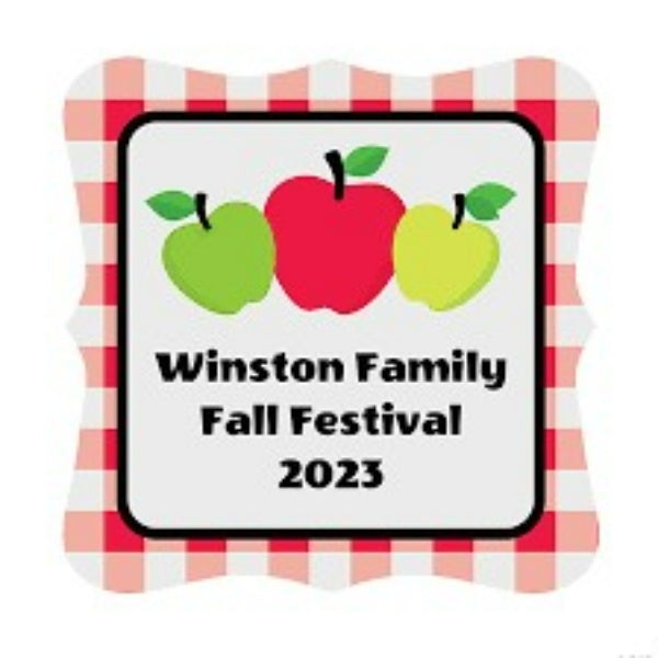 Personalized Apple Orchard Favor Stickers