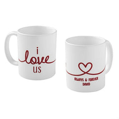 Personalized I Love Us Coffee Mug