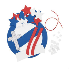 Religious Patriotic Wreath Craft Kit