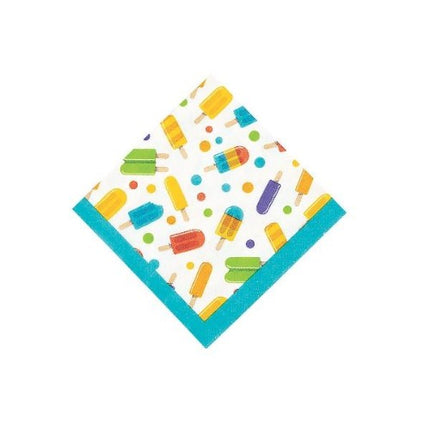 Ice Pop Party Beverage Napkins