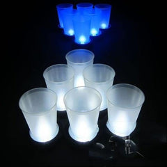 LED Light Up Beer Pong Game Set