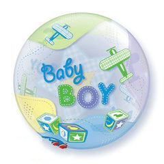 22  Bubble - Baby Boy Airplanes