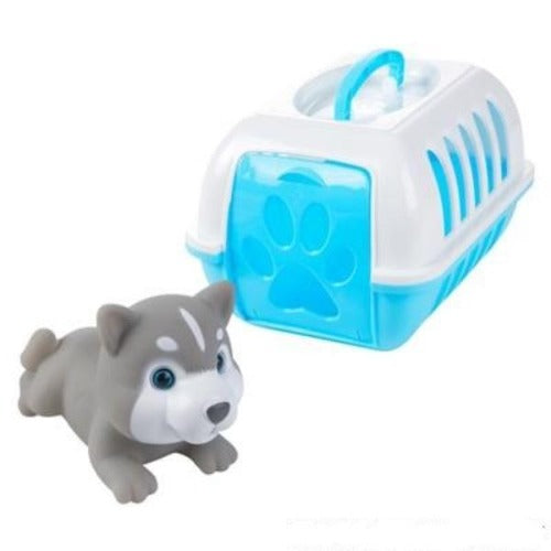 8 Mini Pet Carrier With Husky