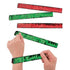 Reversible Sequin Christmas Slap Bracelet