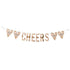 Cheers Rustic Wedding Banner