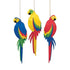 Jumbo Hanging Foam Parrots