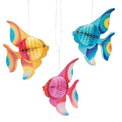 Paper Hanging Tropical Fish
