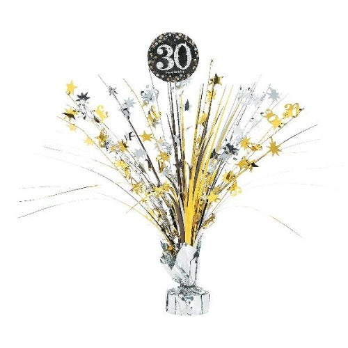 30th Birthday Sparkling Celebration Centerpiece