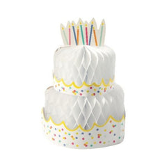 Birthday Cake Honeycomb Centerpiece