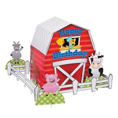 Farm 1st Birthday Centerpiece