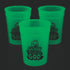 10oz Glow In The Dark Christian Pumpkin Plastic Cups