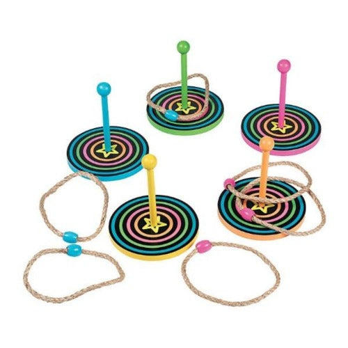 Neon Party Ring Toss Game Set