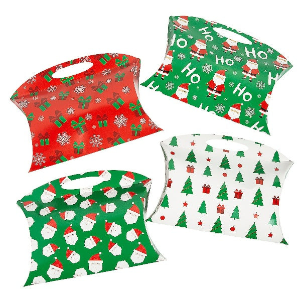 Large Christmas Pillow Boxes with Handle