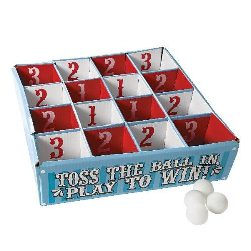 Carnival Table Tennis Ball Toss Game